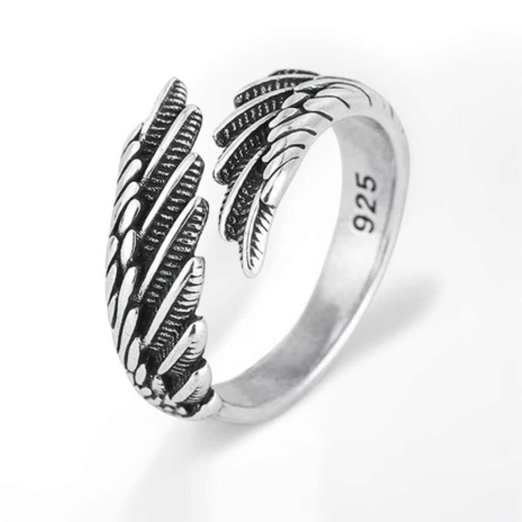 Bague Argent Homme | Modèle Ange - Argent Sterling 925