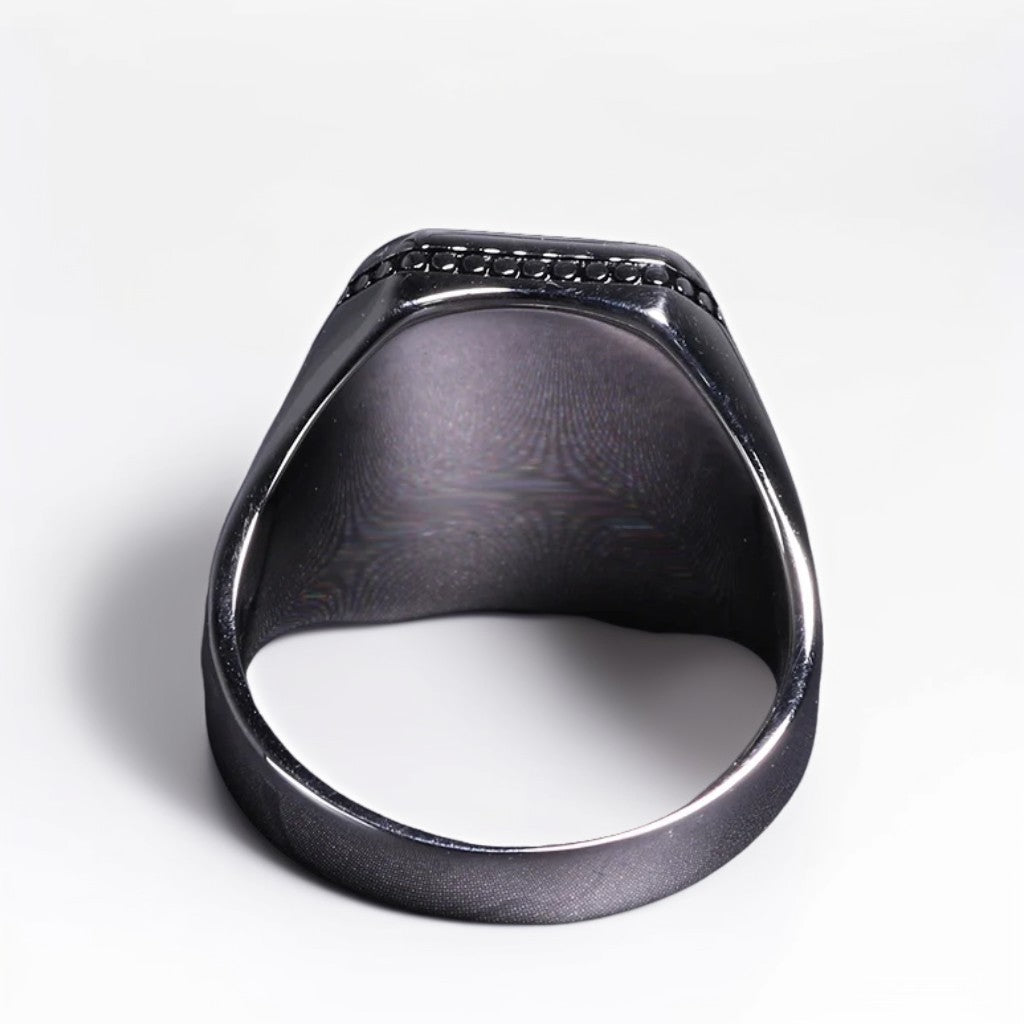 Bague Argent Homme | Modèle Chevalière Intemporelle – Argent 925 - Oxior