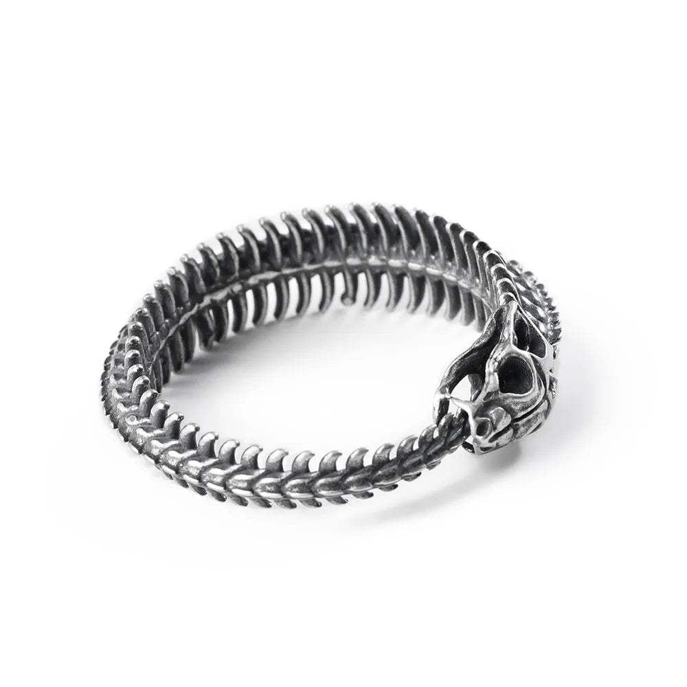 Bague Argent Homme | Modèle Serpent - Argent Sterling 925 - Oxior