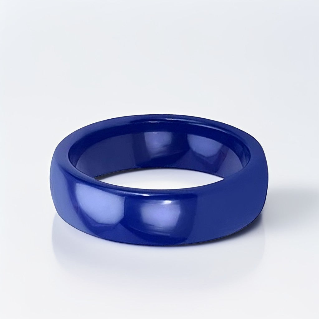 Bague Céramique Homme | Bleu Classique - Oxior