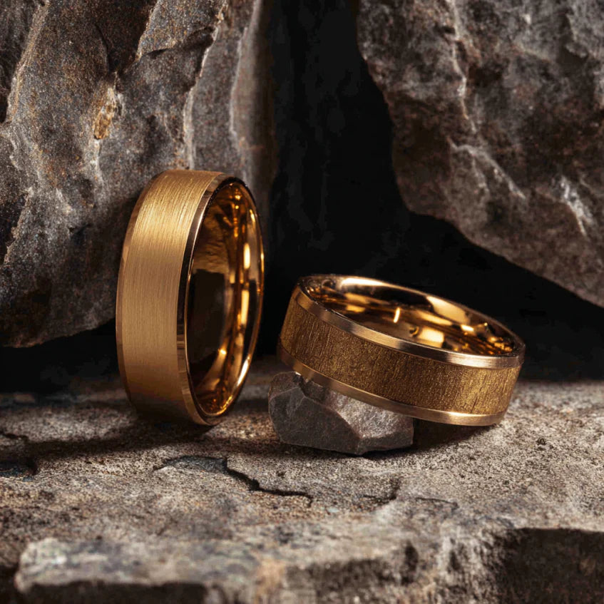 Bague homme or