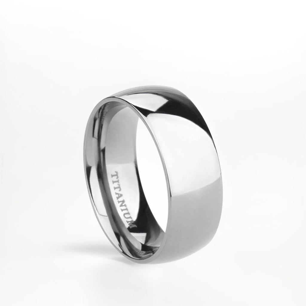 Bague Alliance | Classique Titane Argenté - Oxior