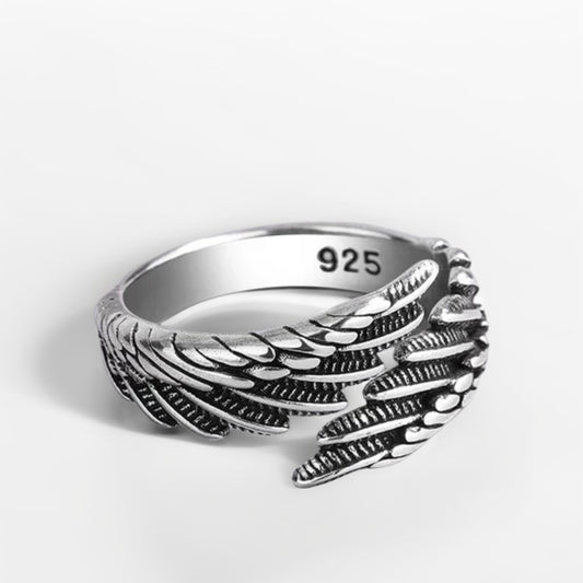 Bague Argent Homme | Modèle Ange - Argent Sterling 925 - Oxior