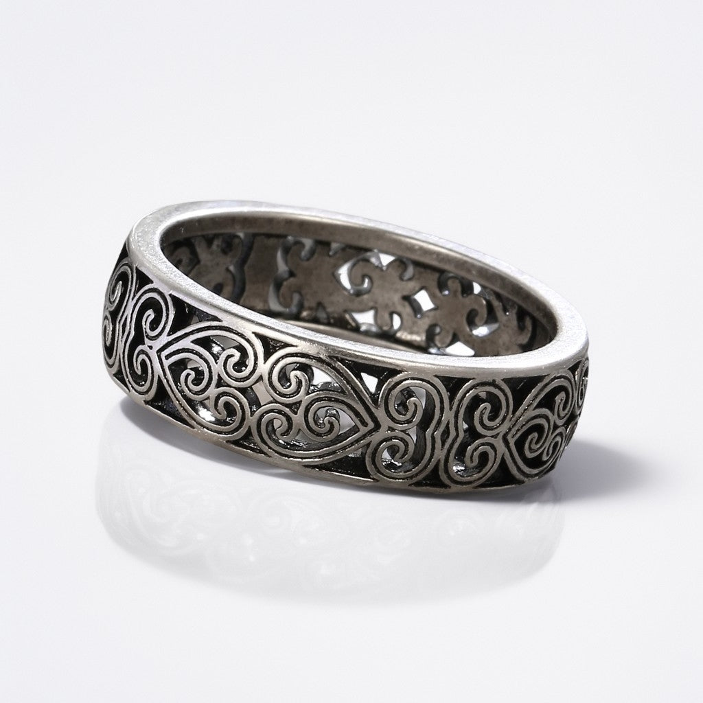 Bague Argent Homme | Modèle Arabesque - Argent Sterling 925 - Oxior