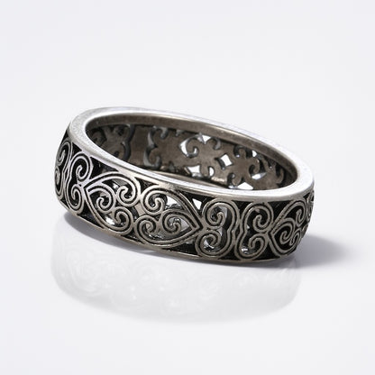 Bague Argent Homme | Modèle Arabesque - Argent Sterling 925 - Oxior