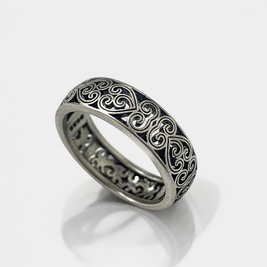 Bague Argent Homme | Modèle Arabesque - Argent Sterling 925 - Oxior