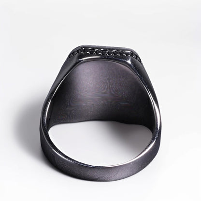 Bague Argent Homme | Modèle Chevalière Intemporelle – Argent 925 - Oxior