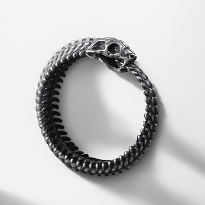 Bague Argent Homme | Modèle Serpent - Argent Sterling 925 - Oxior