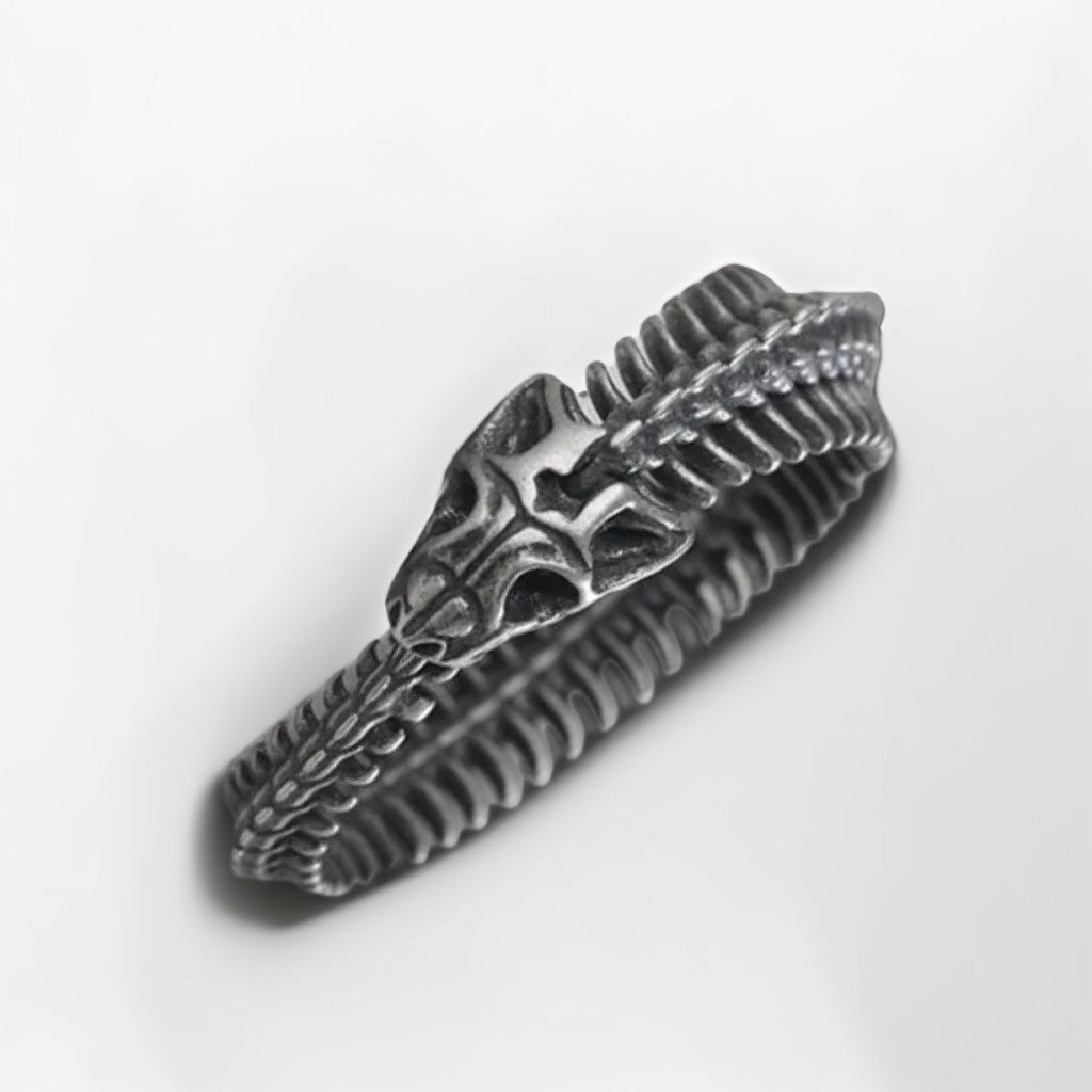 Bague Argent Homme | Modèle Serpent - Argent Sterling 925 - Oxior