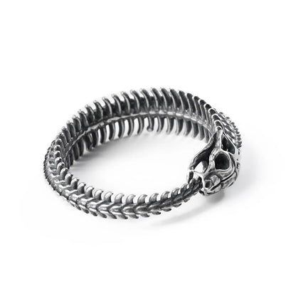 Bague Argent Homme | Modèle Serpent - Argent Sterling 925 - Oxior