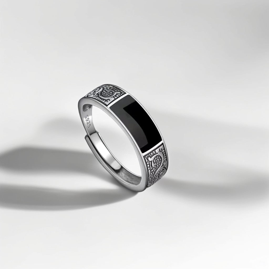 Bague Argent Homme | Modèle Zircon - Argent Sterling 925 - Oxior
