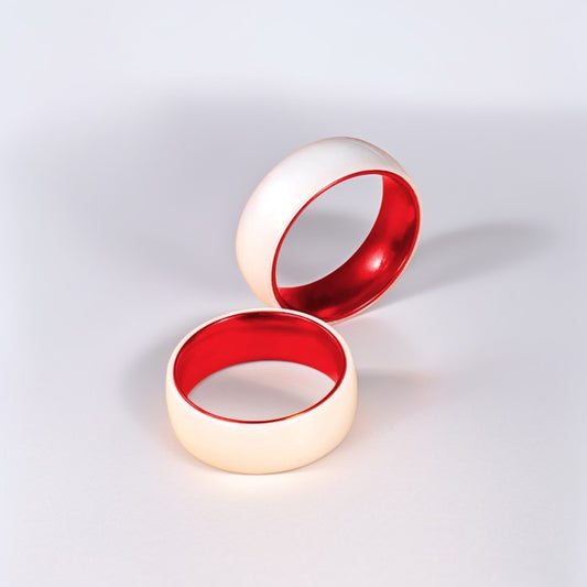 Bague Céramique Homme | Blanc et Coloré - Aluminium & Céramique - Oxior