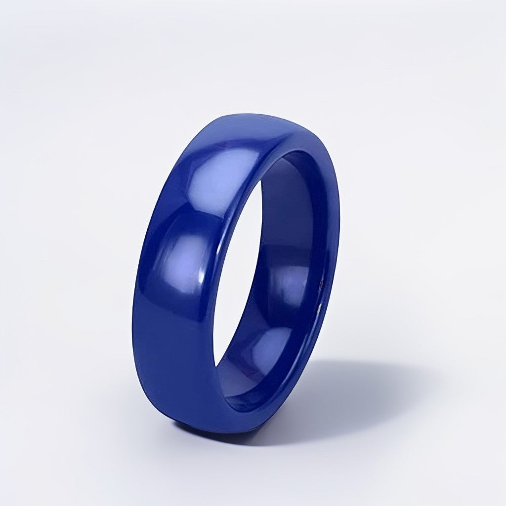 Bague Céramique Homme | Bleu Classique - Oxior