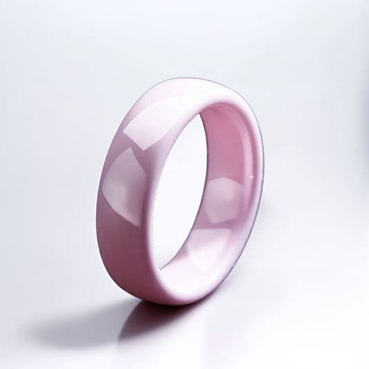 Bague Céramique Homme | Rose Classique - Oxior