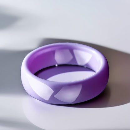 Bague Céramique Homme | Violet Classique - Oxior