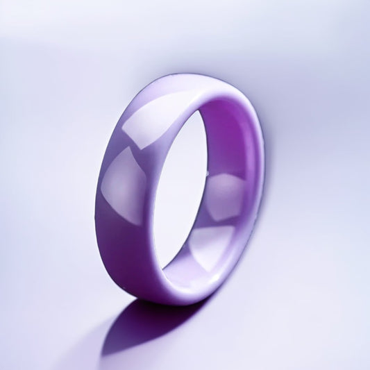 Bague Céramique Homme | Violet Classique - Oxior