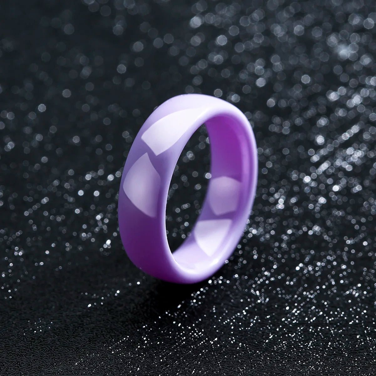 Bague Céramique Homme | Violet Classique - Oxior