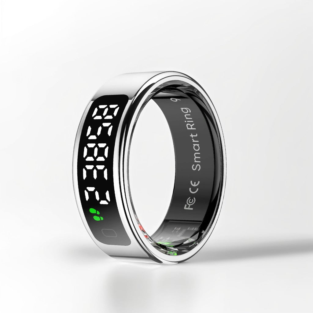 Bague Connectée Homme | Modèle R12 - Argenté - Oxior